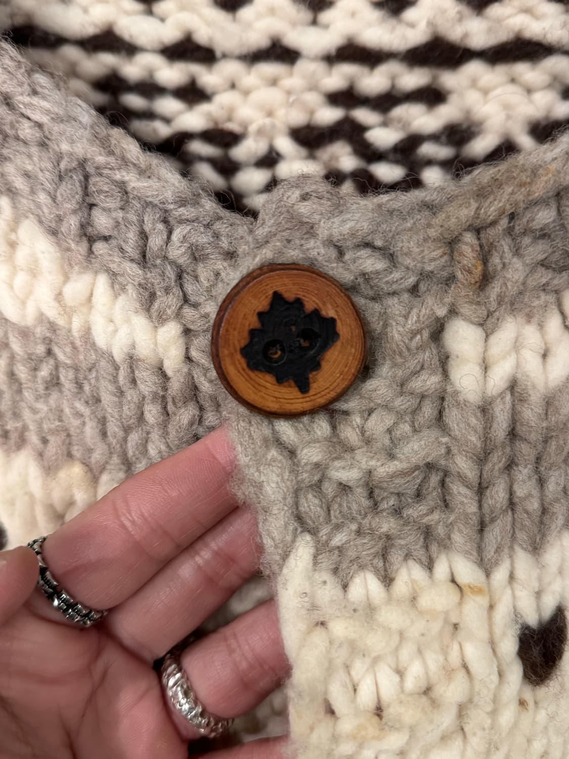 MARK 캐나다 노르딕 헤비울 코위찬 베스트  상품이미지5