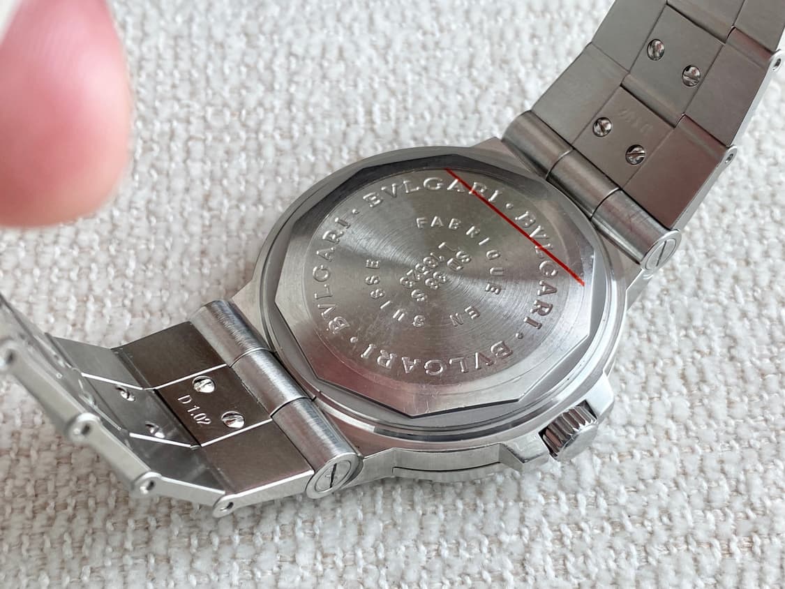 불가리 디아고노 스쿠버 SD38S 오토메틱 38mm 스틸 상품이미지8