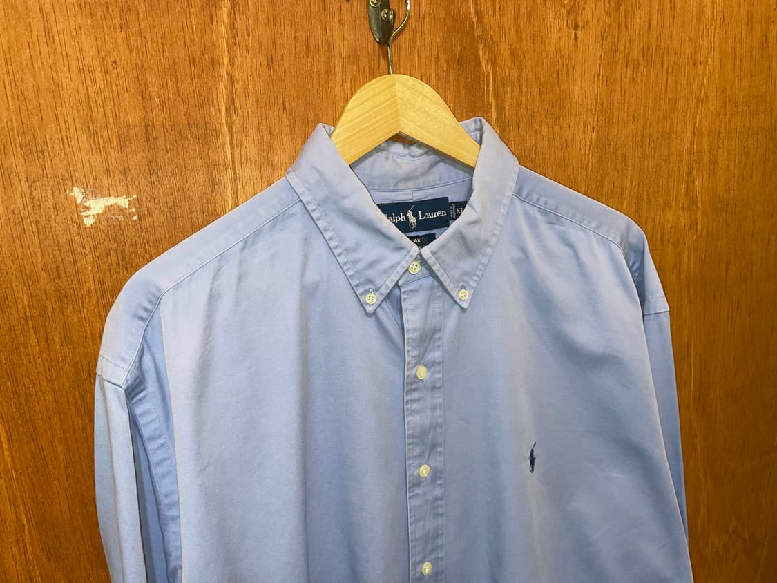 (XL) POLO 폴로 랄프로렌 솔리드 셔츠 블레이크 상품이미지2