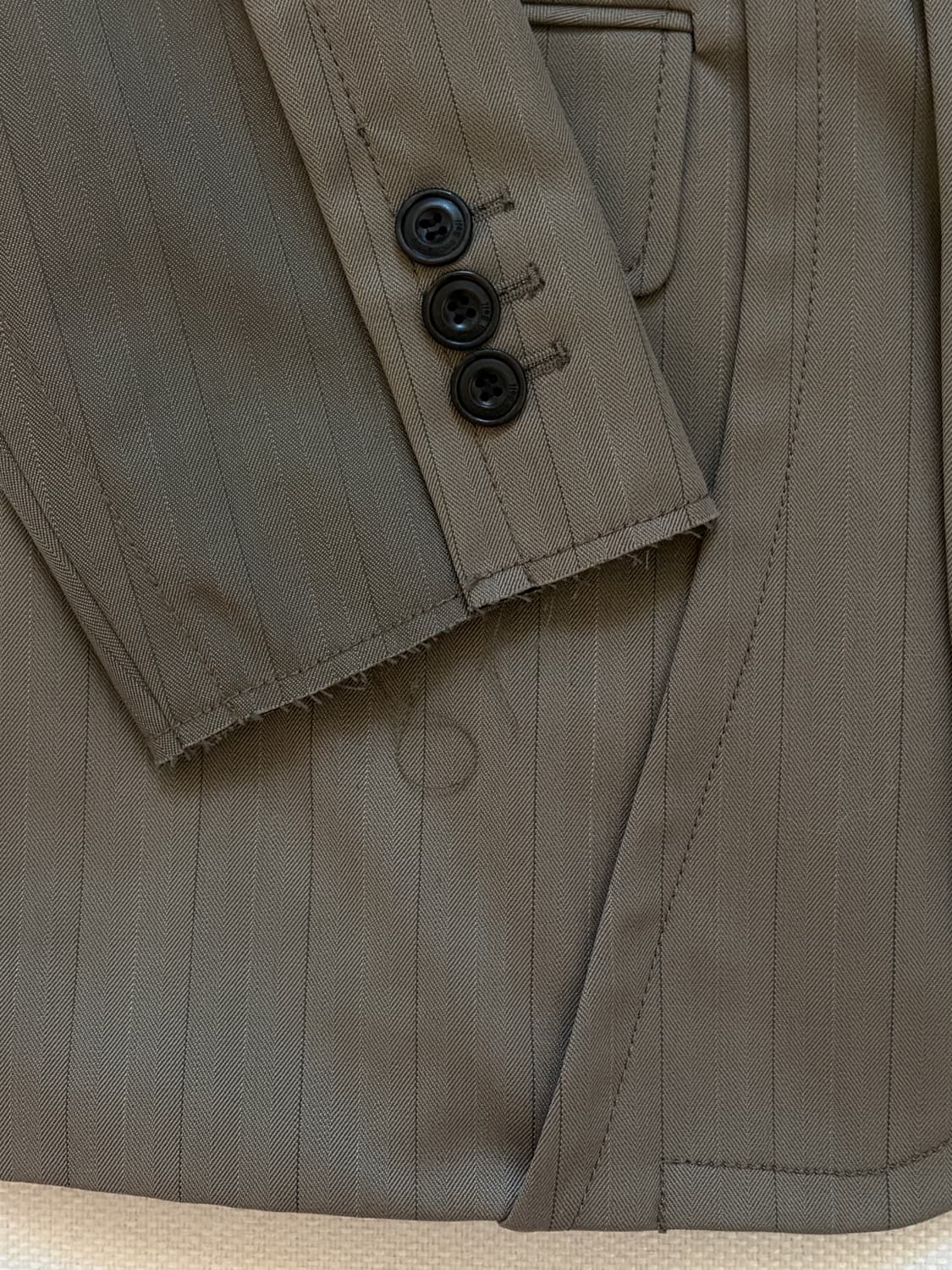 앤더슨벨 콘트라스트 오버핏 자켓 s (실측 사이즈 L) 상품이미지5