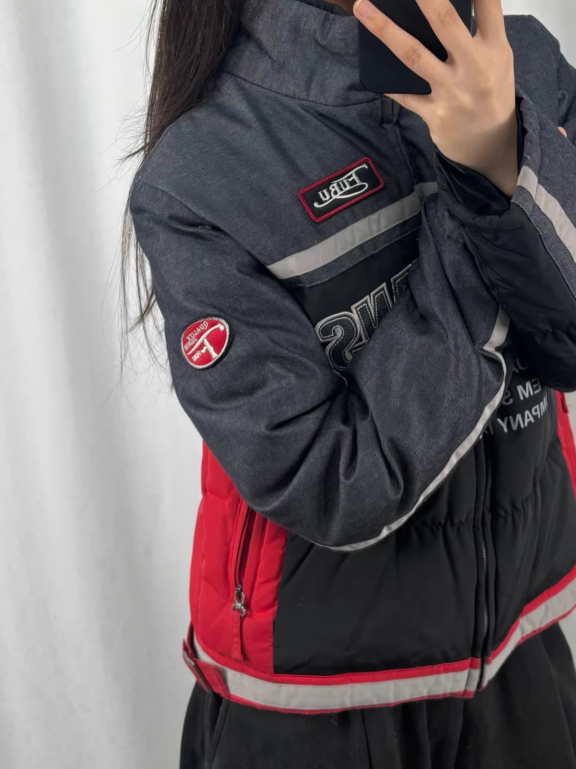 후부 레이싱 덕다운 패딩 자켓 상품이미지4