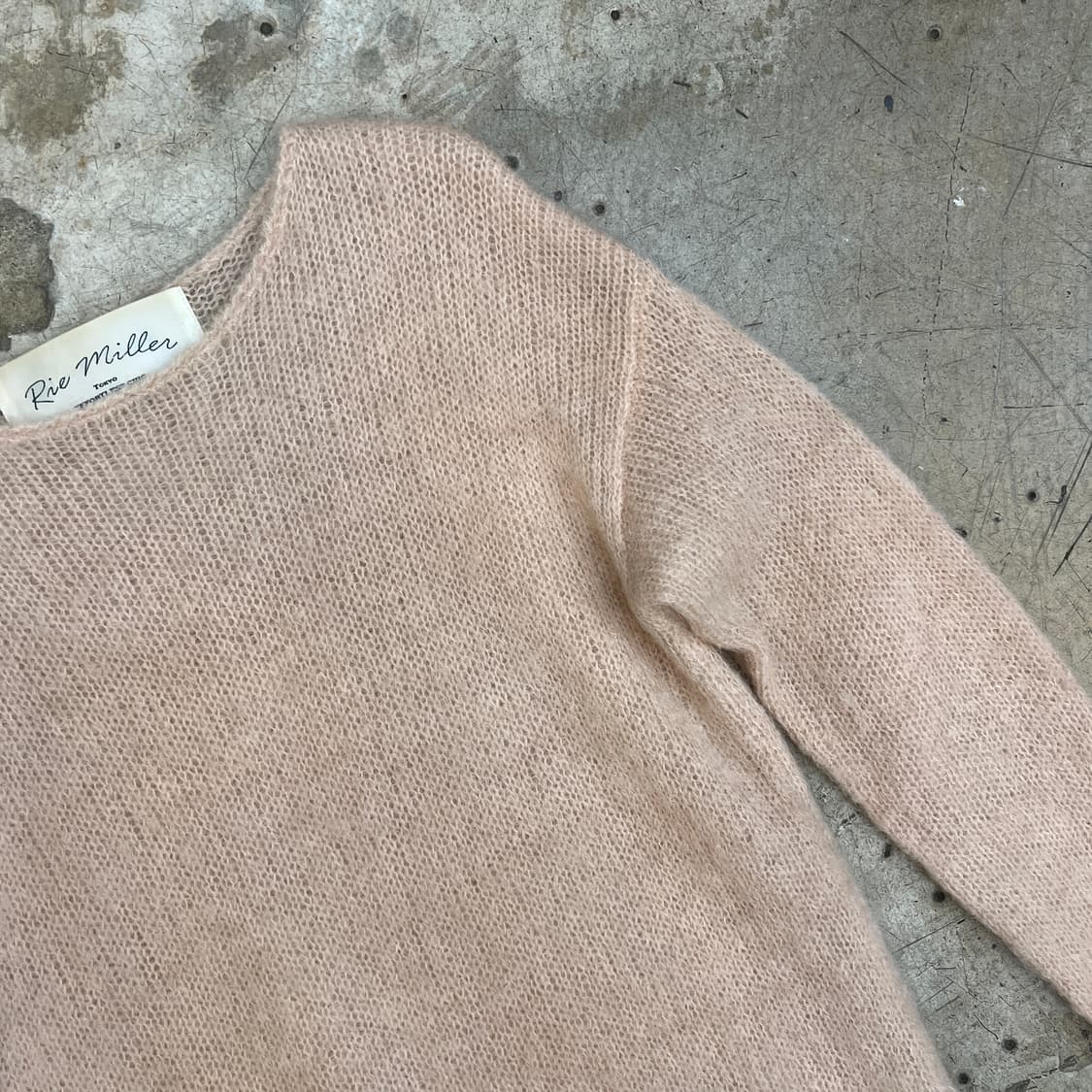 핑크 모헤어 니트 상품이미지3