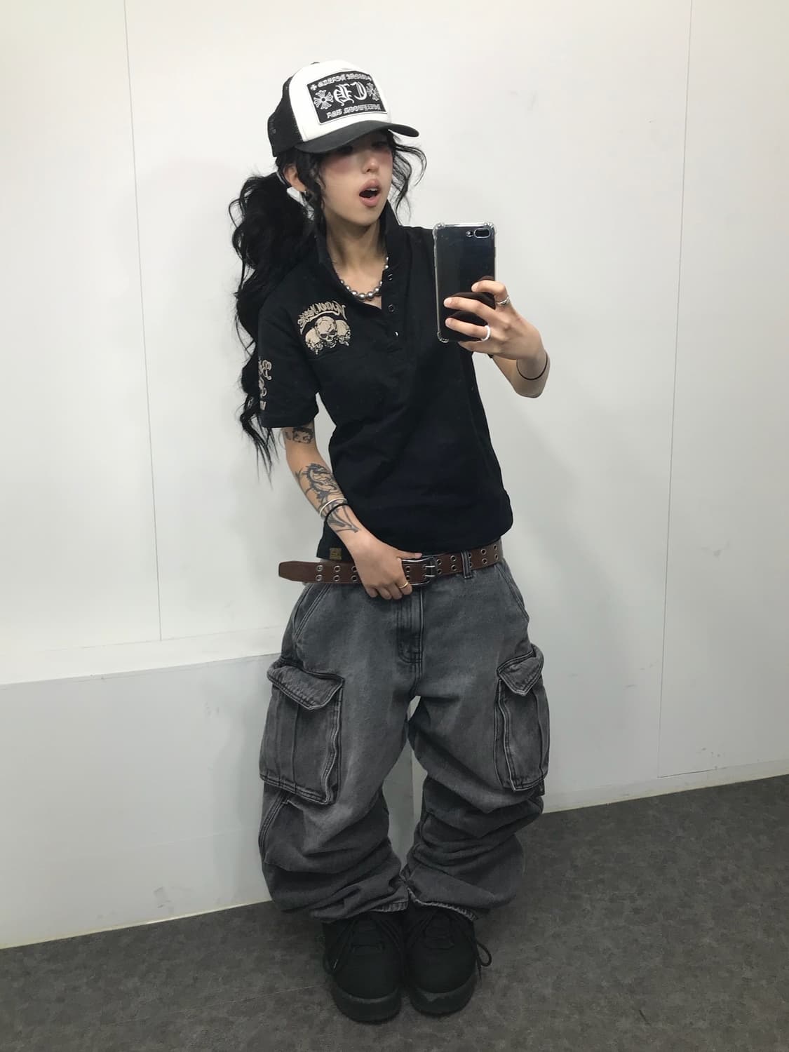 Vanson Embroidery PK T-shirt 상품이미지4