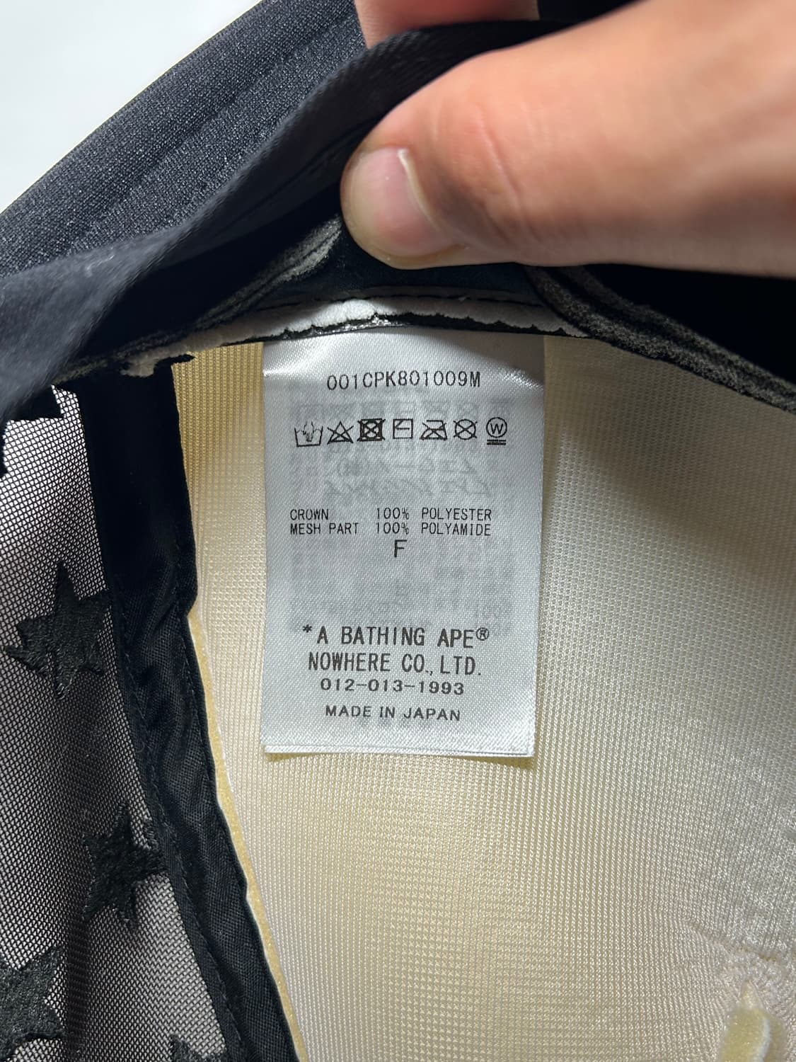 (새상품) 베이프 스타 매쉬캡  상품이미지6