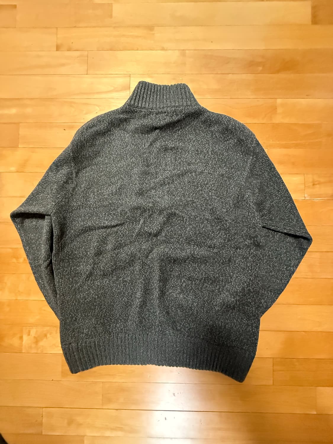 90s STUSSY 스투시 빈티지 울 혼방 집업 니트 가디건 상품이미지2