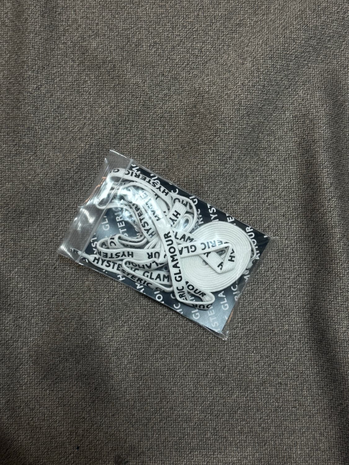 히스테릭글래머 신발끈 화이트 상품이미지1