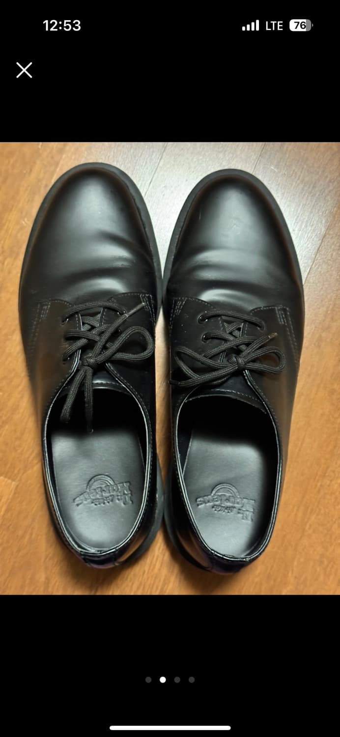 닥터마틴 블랙 모노 280 (3회실착) 상품이미지2