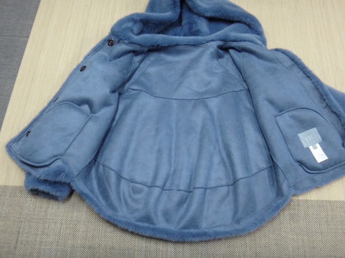 (S/55) LBL 여성 페이크 밍크 퍼 후드 자켓 상품이미지7