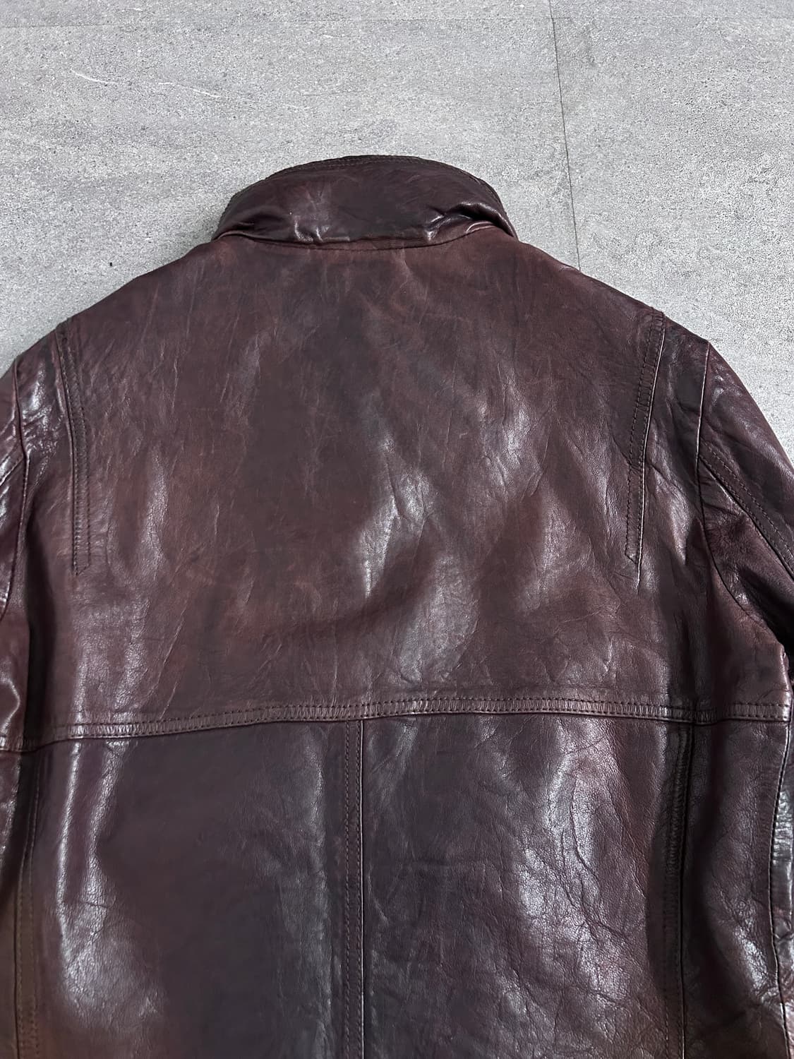 솔리드 옴므 3D 포켓 히든 후디 레더 자켓 상품이미지6