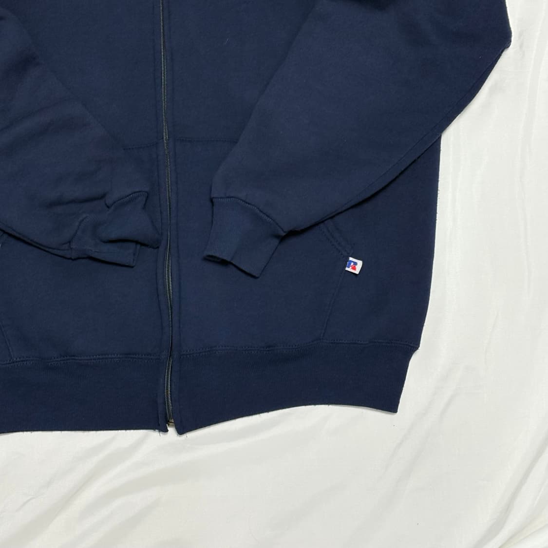🇺🇸 90s 러셀 후드집업 네이비 상품이미지4
