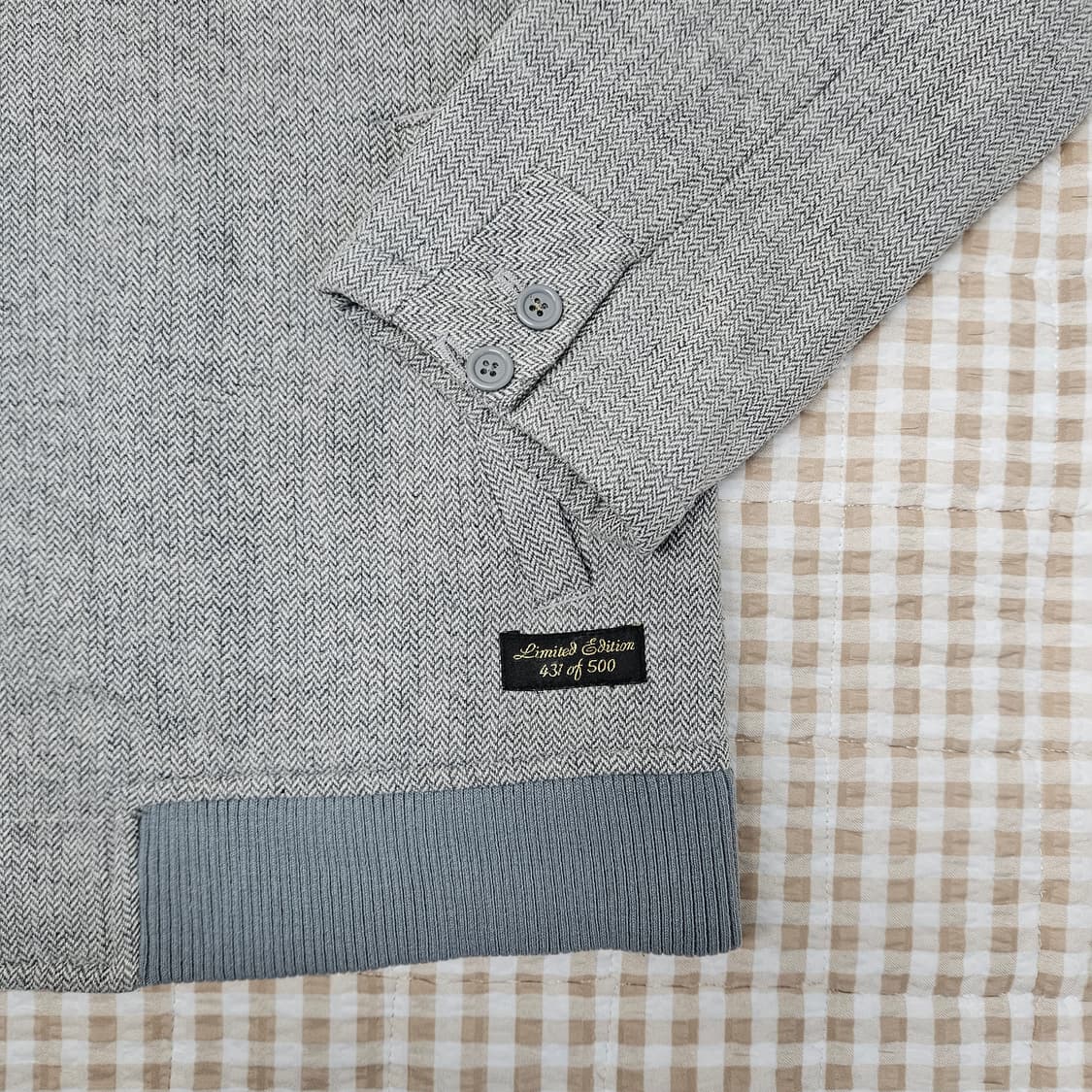 한정판 아디다스 윌트 페인벌렛 헨링본 자켓 남자100~105 상품이미지4