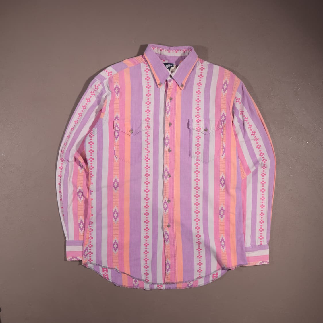 90s made in usa 랭글러 웨스턴 셔츠 상품이미지1