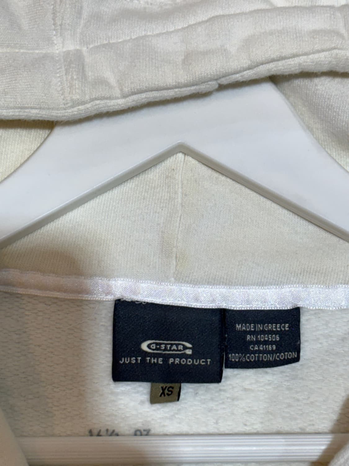 G-STAR 지스타로우 후드티 XS사이즈 상품이미지5