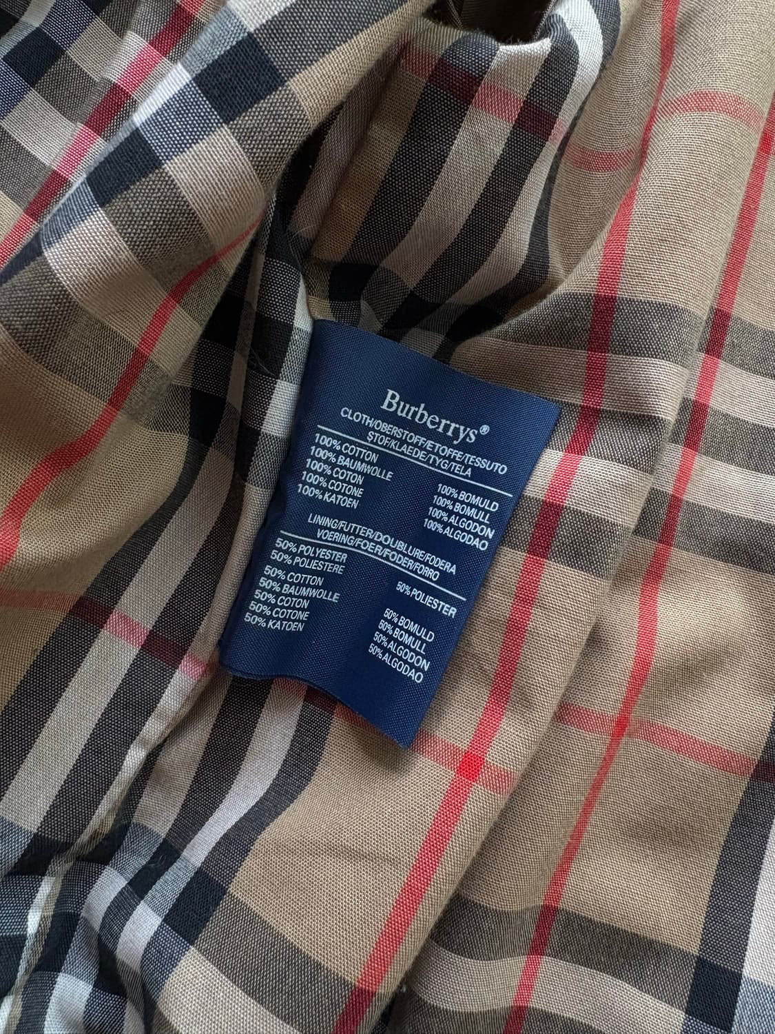버버리 오버핏 레드 해링턴 자켓 상품이미지6