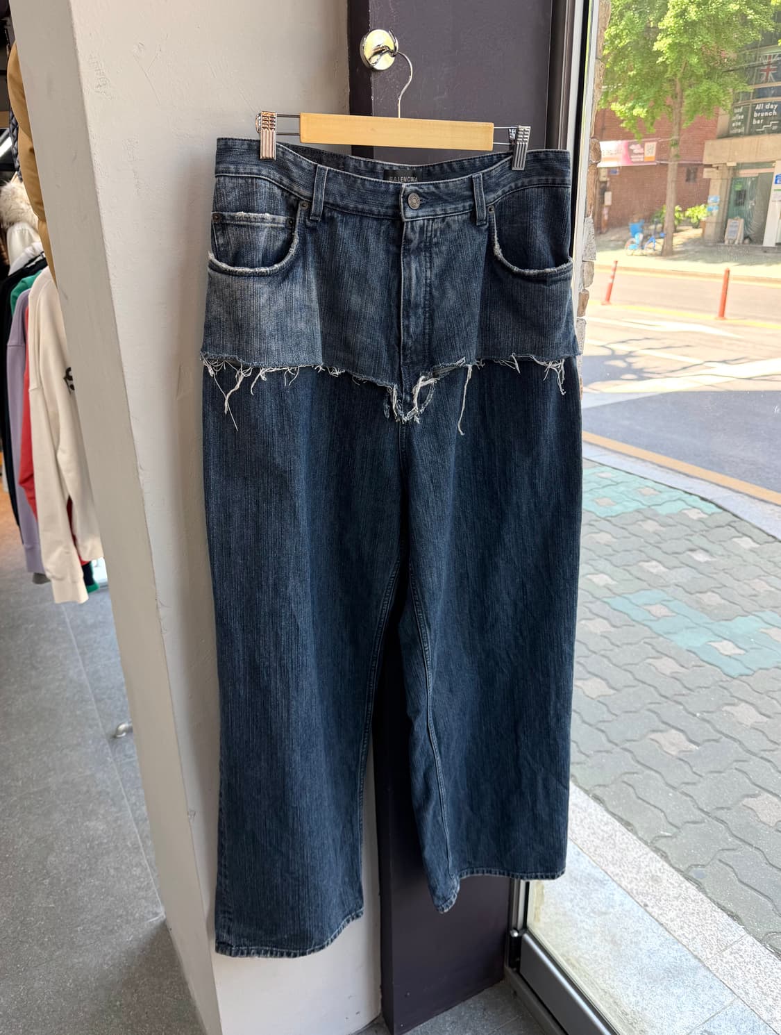 M/ 발렌시아가 컷오프 와이드 데님 팬츠 상품이미지2
