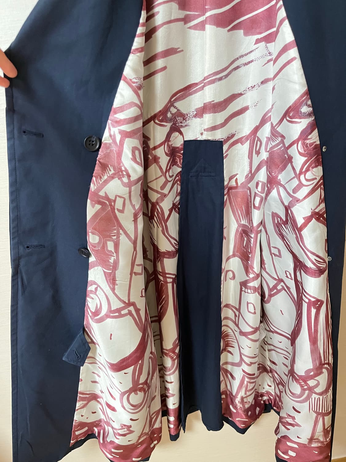 츠모리 치사토 트렌치코트 네이비 TSUMORI CHISATO 상품이미지8