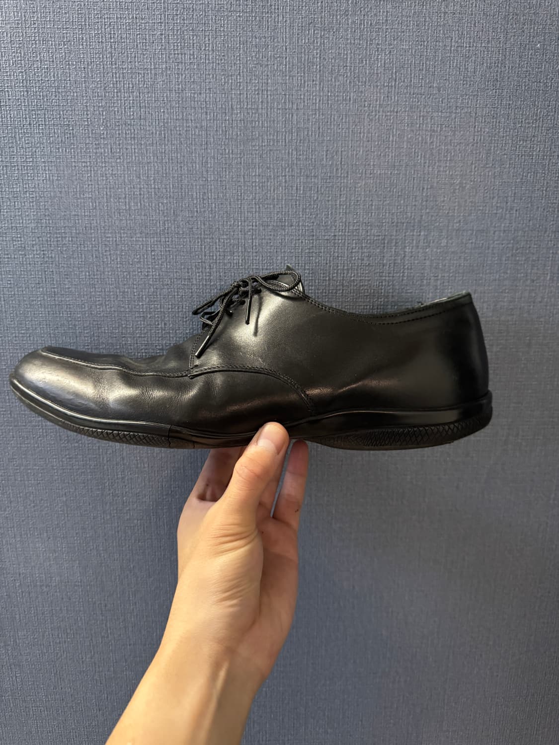 프라다 아메리칸컵 스포츠솔 레더 더비슈즈 상품이미지3