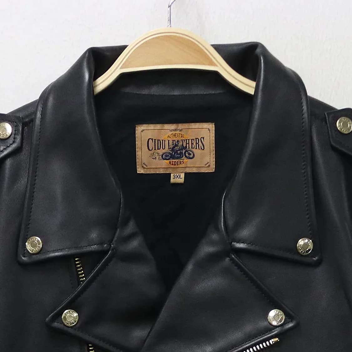 CIDU LEATHERS 소가죽 라이더자켓 61271 상품이미지3