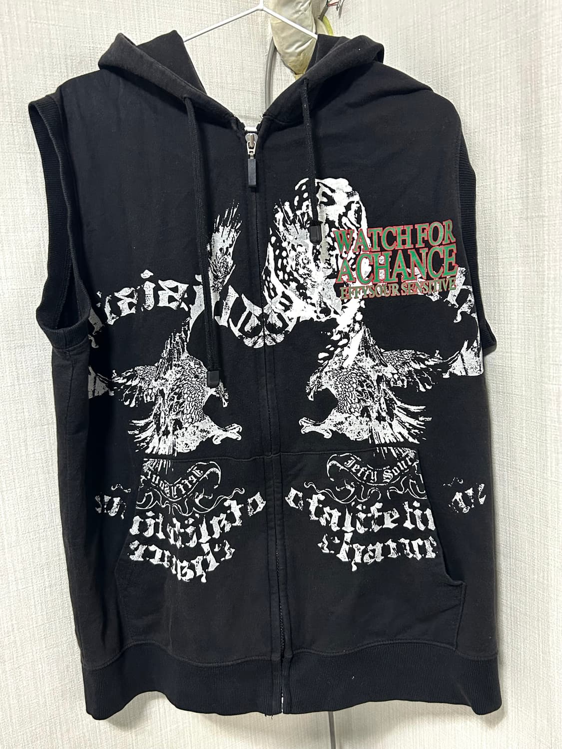 빈티지 후드 조끼 상품이미지1