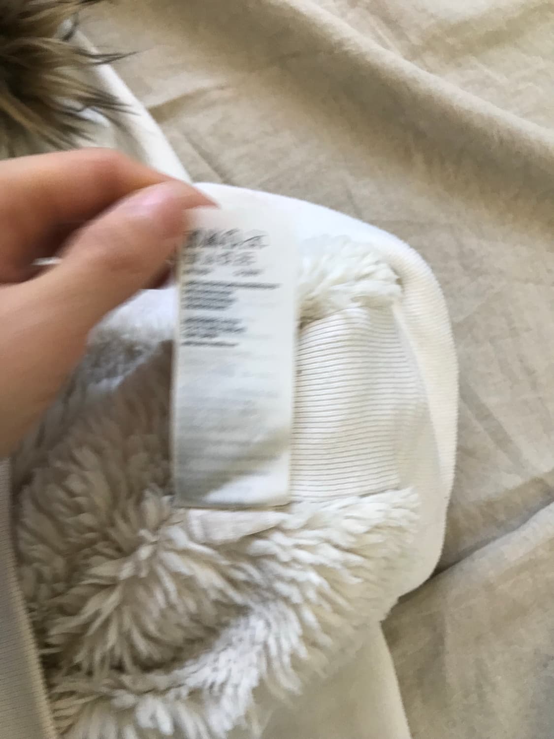 대장급 아베크롬비 울프죠 퍼 후드집업 화이트 상품이미지10