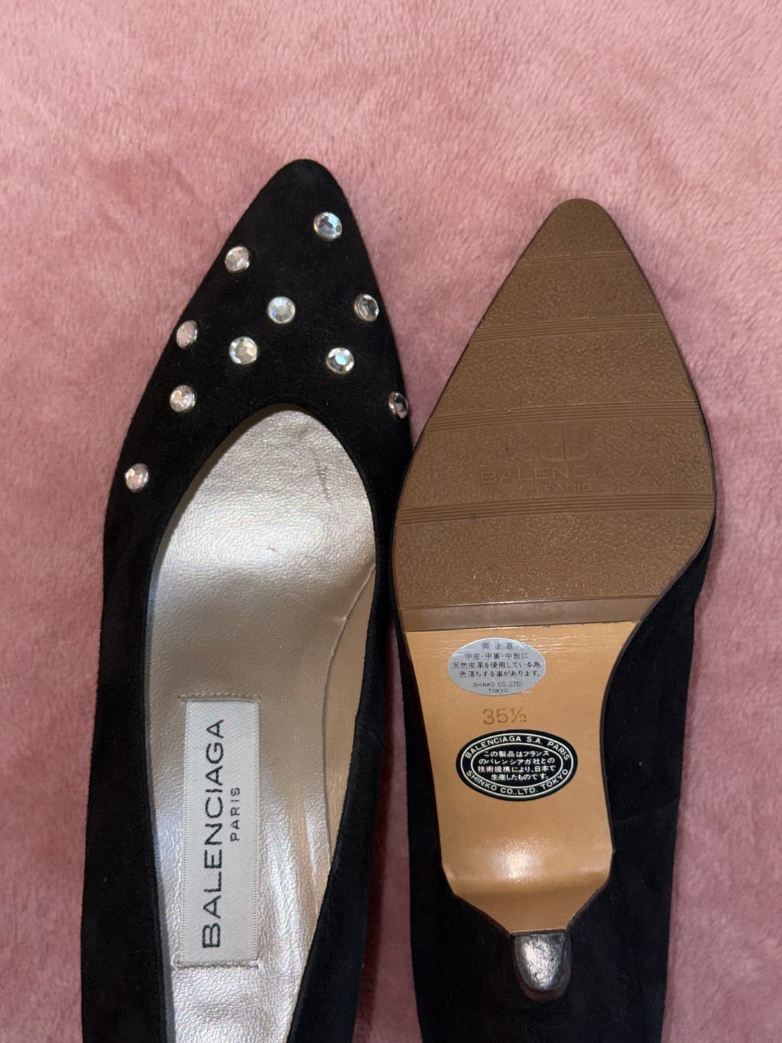 Balenciaga Paris 큐빅 펌프스 힐 상품이미지5