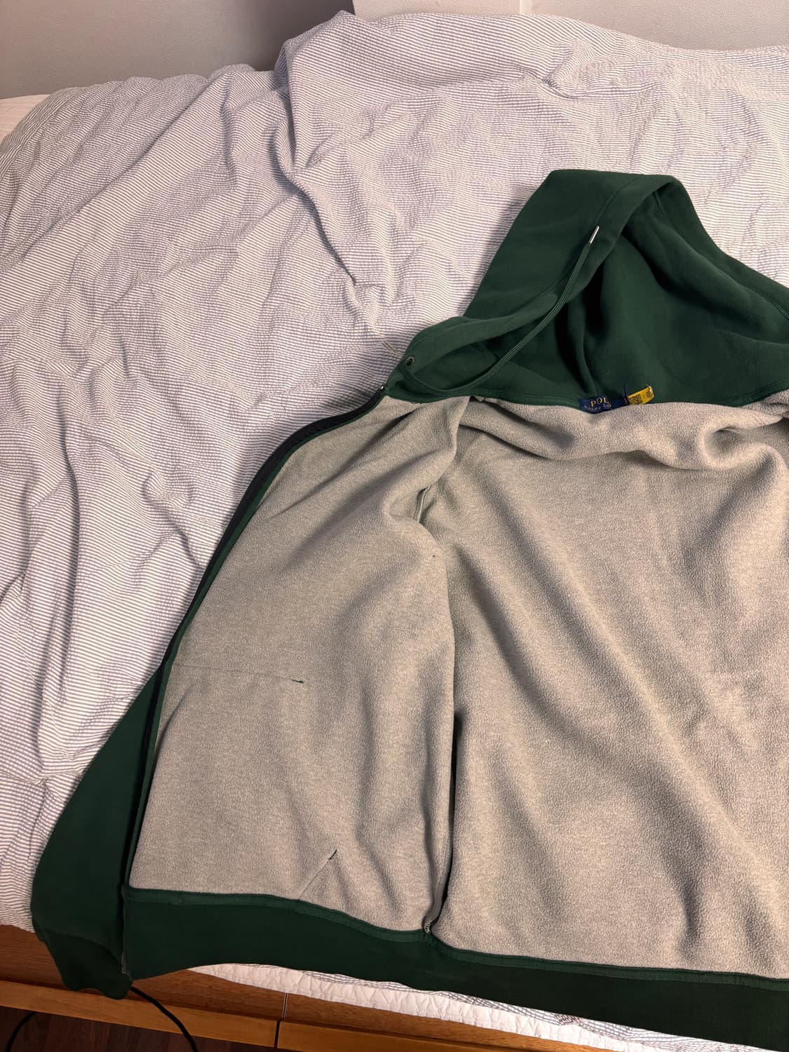 [Polo Ralph Lauren] 다크그린 기모 후드집업 (XL) 상품이미지5
