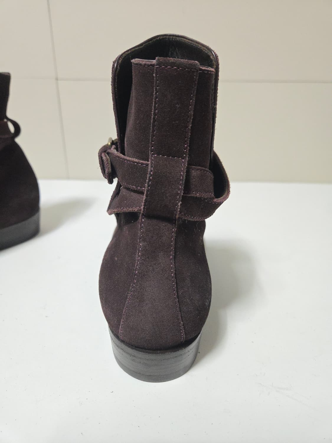 생로랑 조드퍼 스웨이드 부츠 39 1/2 (255) 상품이미지6