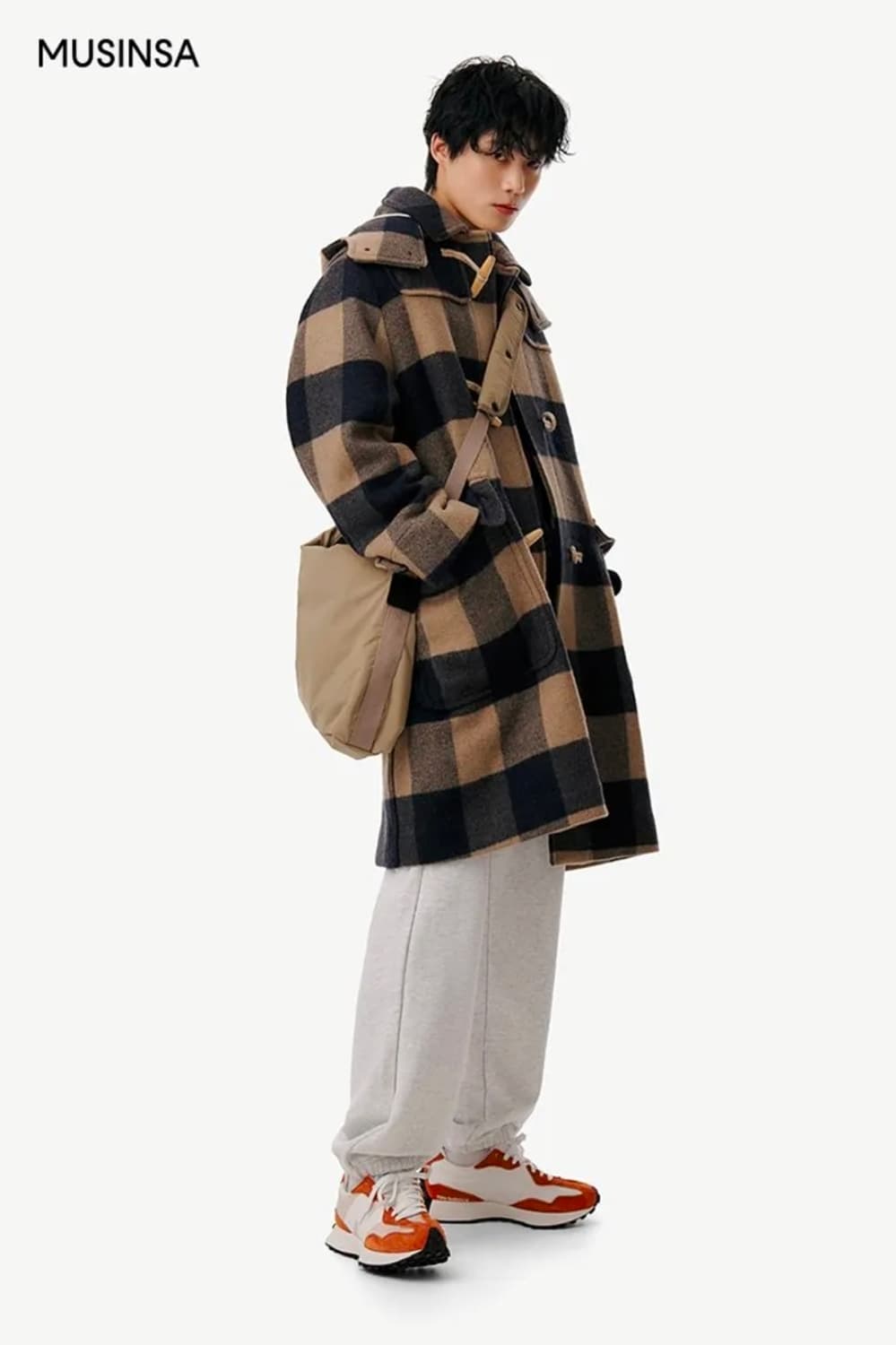 (새상품) 커스텀멜로우 체크 코트 상품이미지2