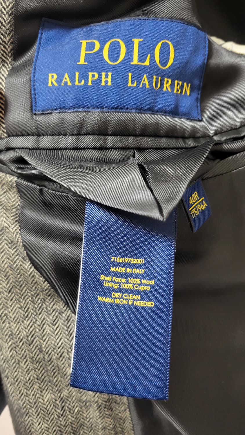 폴로 랄프로렌 남성 헤링본 울 블레이저(이태리메이드)  상품이미지7