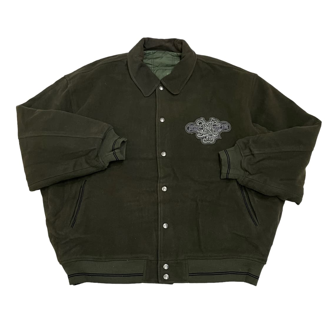 아비렉스X뉴욕양키스 리버시블 양면 울 바시티 자켓 상품이미지3