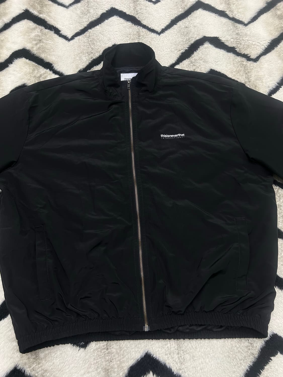 [L]디스이즈네버댓 팀 자켓/블랙 상품이미지4