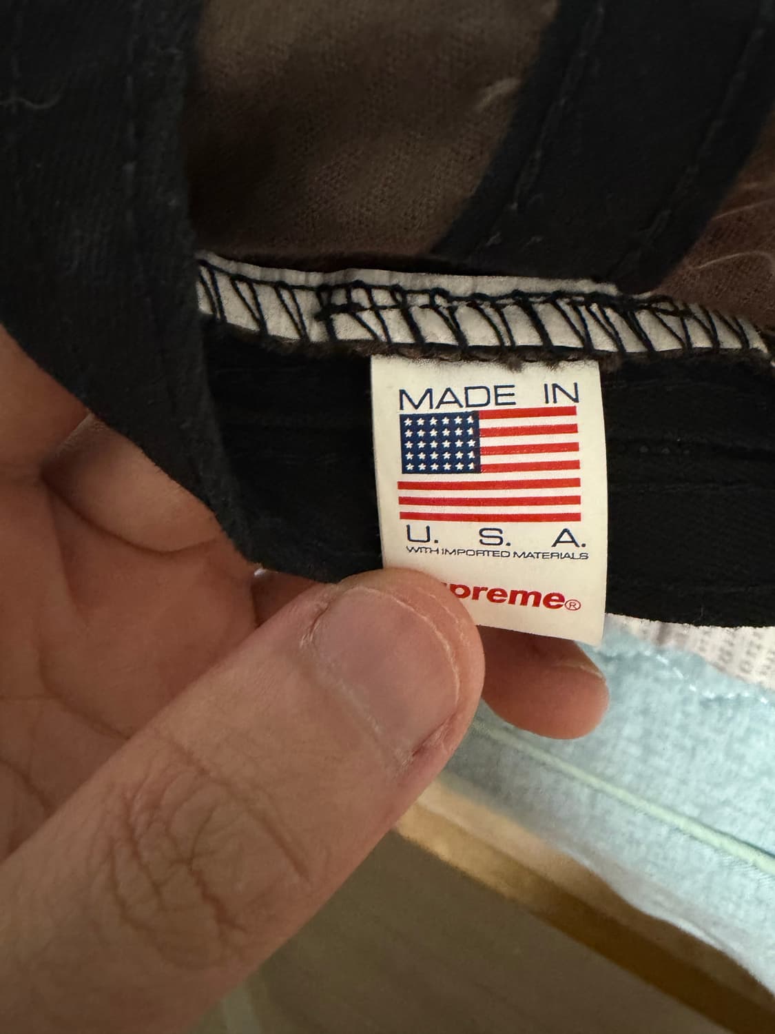 슈프림 코듀로이 S 로고 6-패널 다크 브라운 - 24FW 상품이미지4