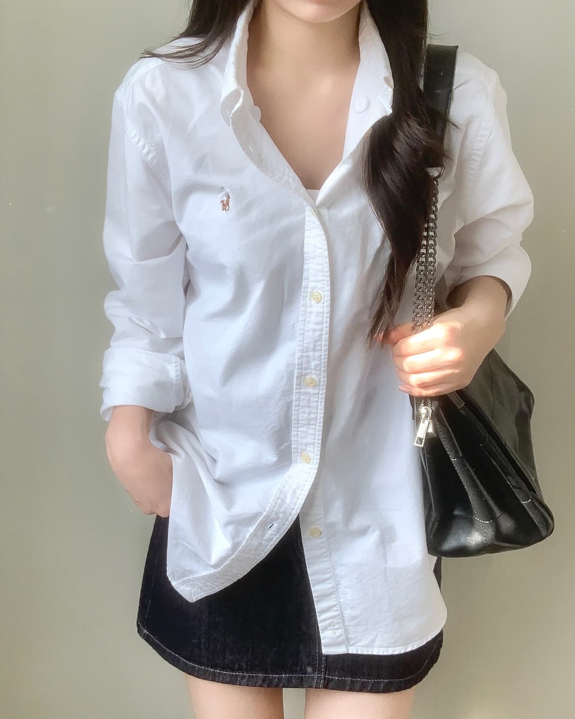 폴로 화이트 셔츠  상품이미지1
