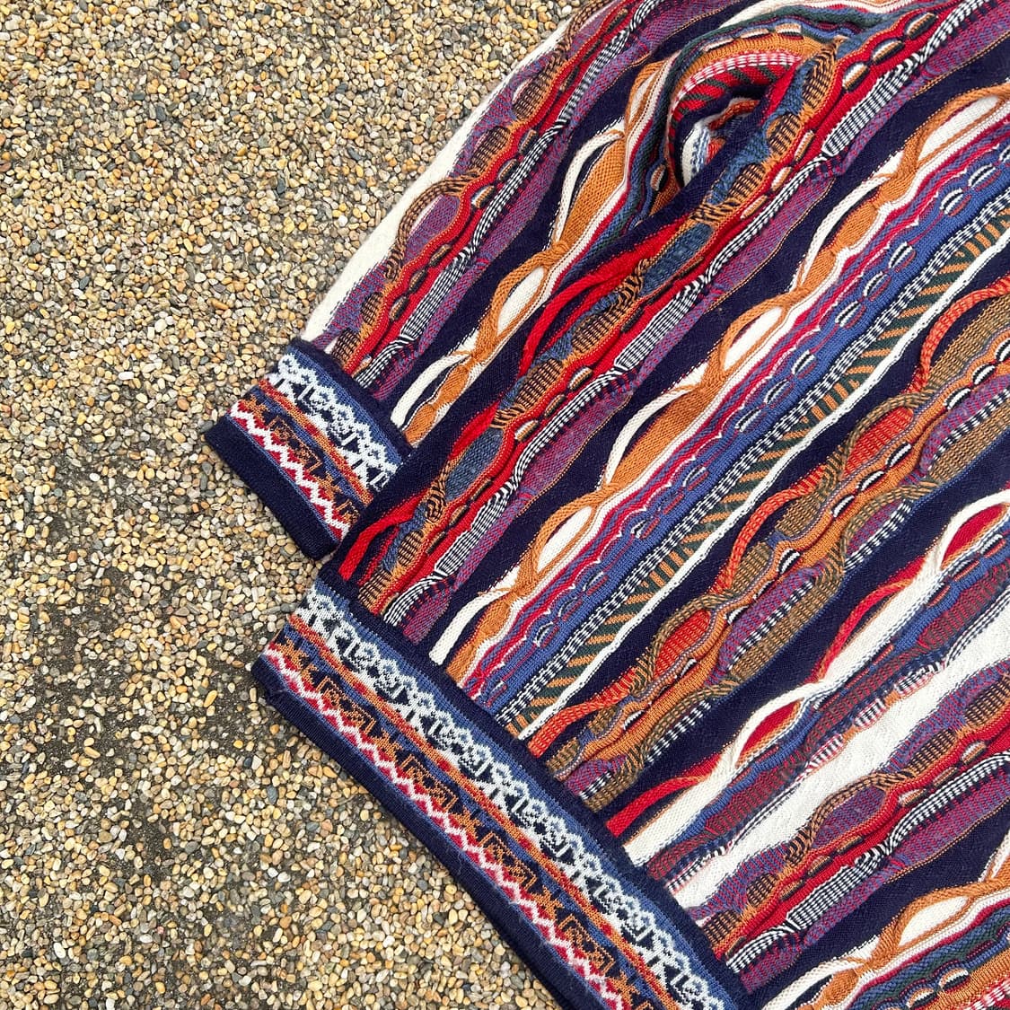 빈티지 케이블 퓨어울 니트 상품이미지3