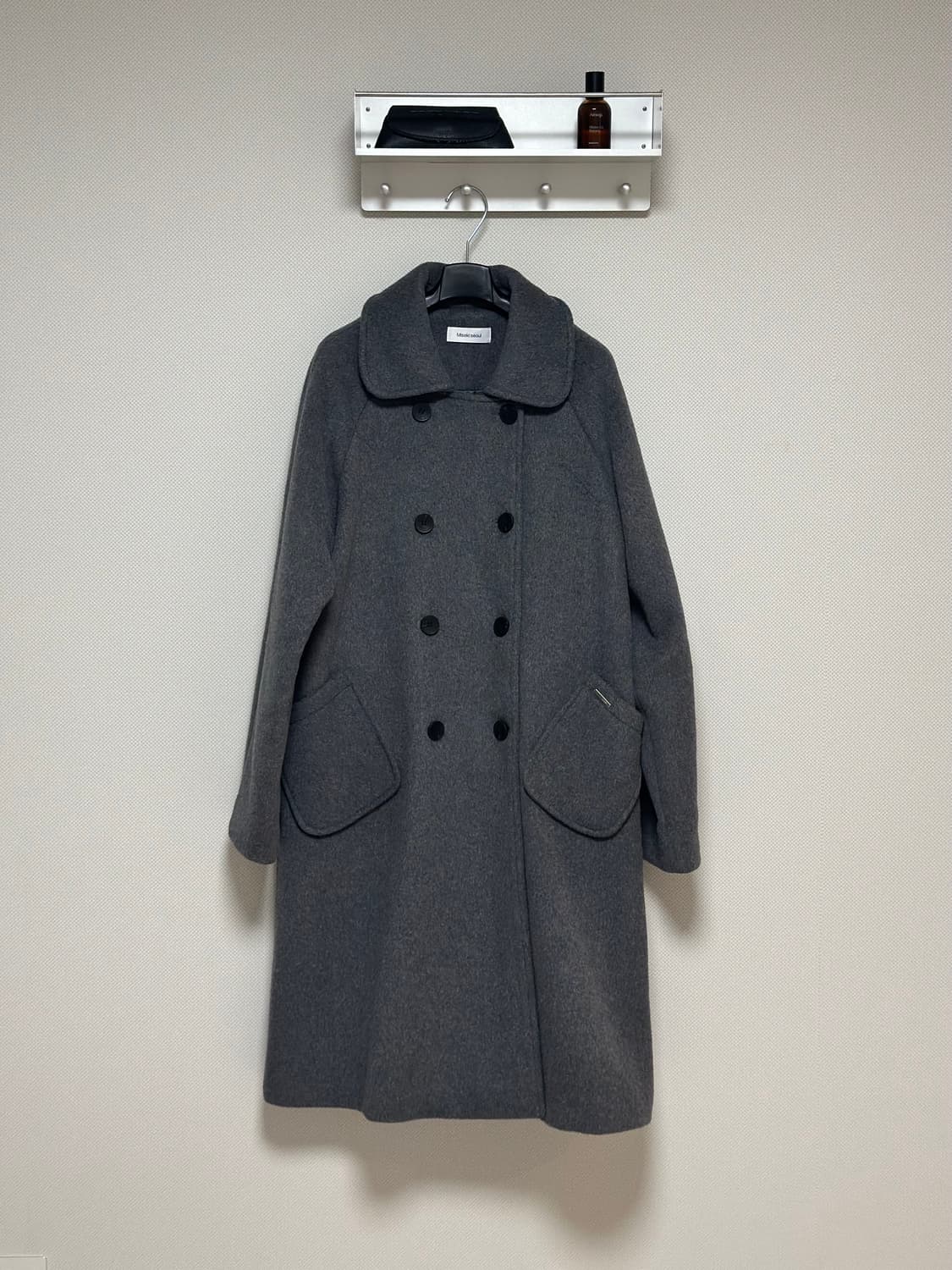 미세키서울 더블 버튼 롱코트 상품이미지1