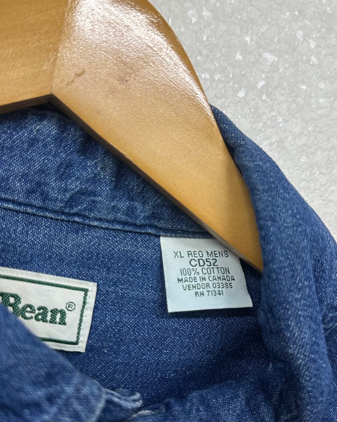 (XL~2XL)90'S L.L.BEAN 데님 셔츠-M2054 상품이미지6