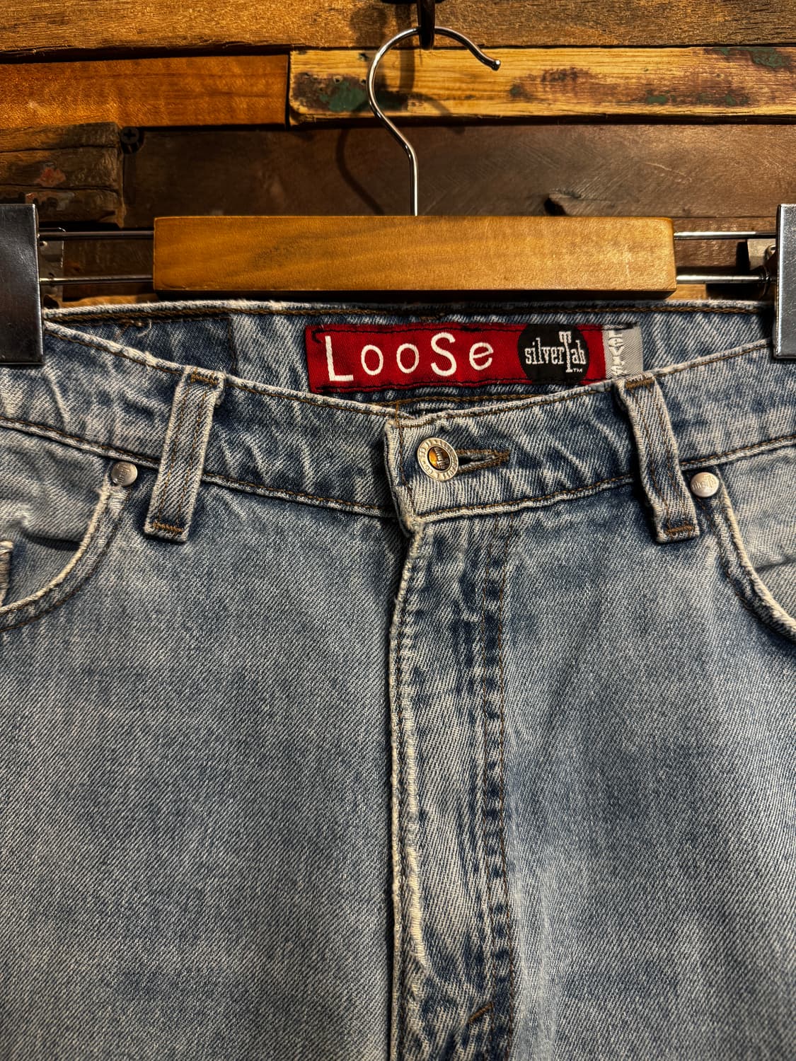 90s usa made levis silvertab denim pants 상품이미지4