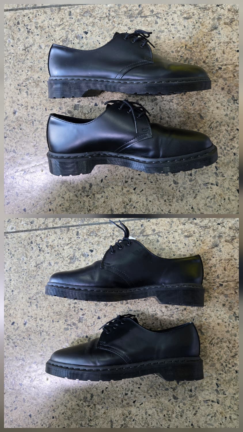 닥터마틴 블랙 더비 슈즈 1461 3홀 모노 블랙 상품이미지3