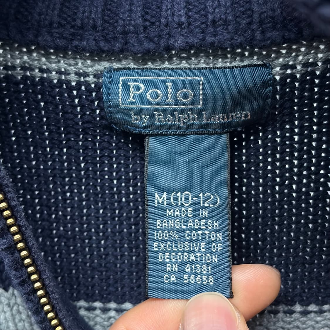 폴로 랄프로렌 반집업 니트 5 상품이미지3