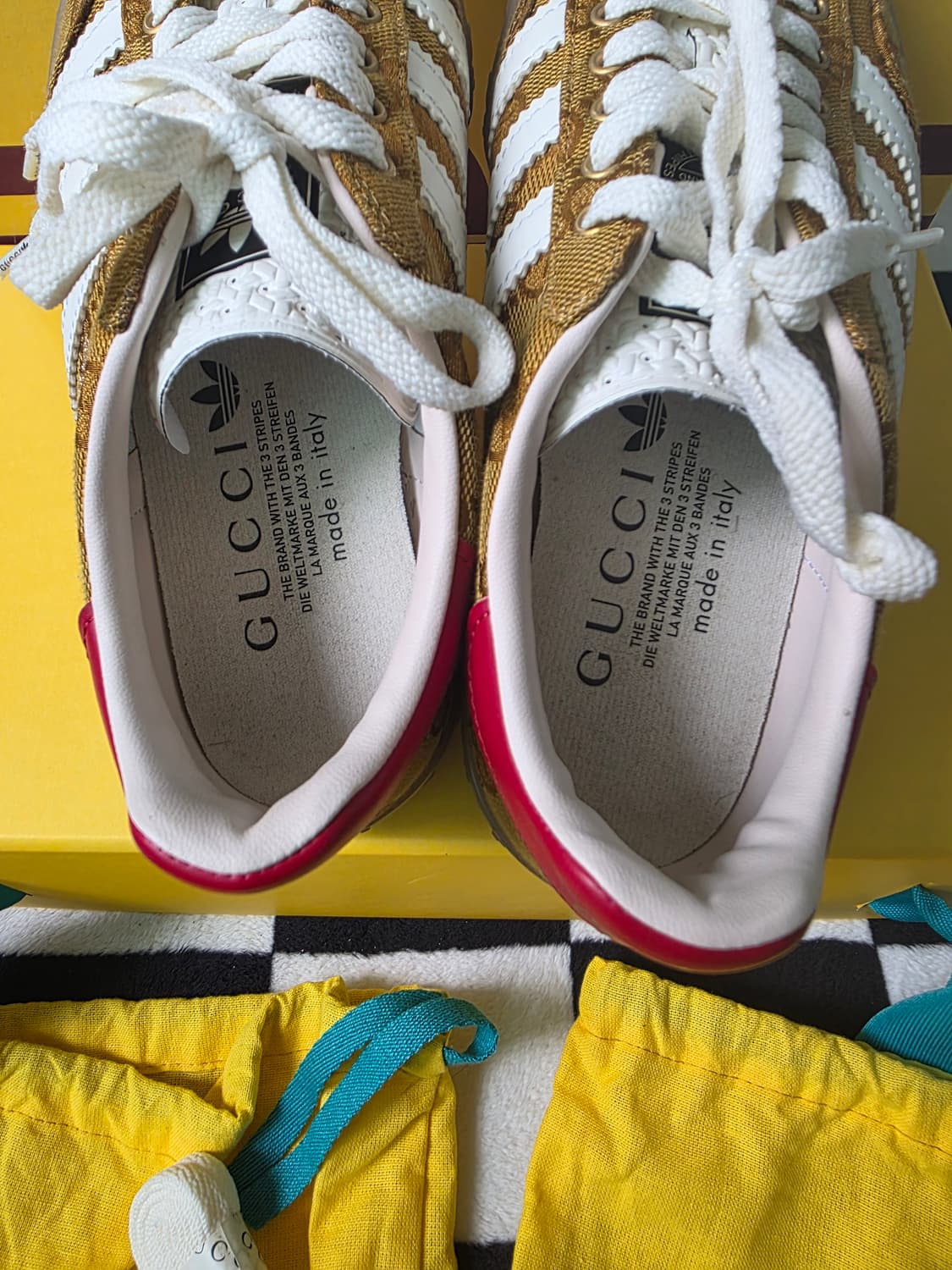 정품 구찌 아디다스 콜라보 가젤 상품이미지2