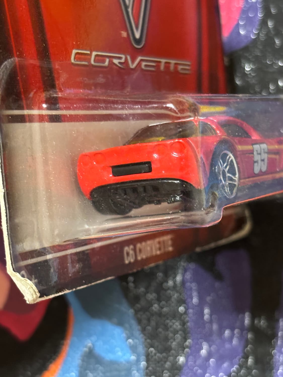 빈티지)미개봉) 핫휠 c6 콜벳 다이캐스트 인테리어 소품 상품이미지8