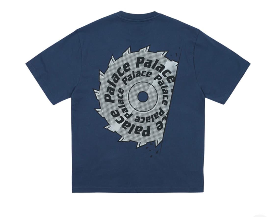 [새상품] 팔라스 쏘우 티셔츠 네이비 상품이미지1