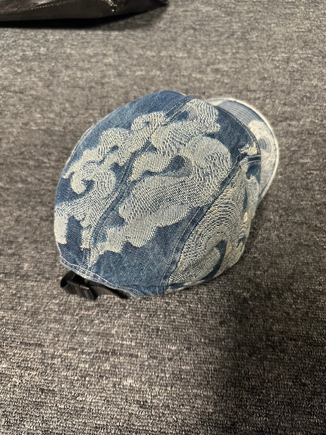 슈프림 플레임 자카드 데님 박스로고 캠프캡 23SS 상품이미지2