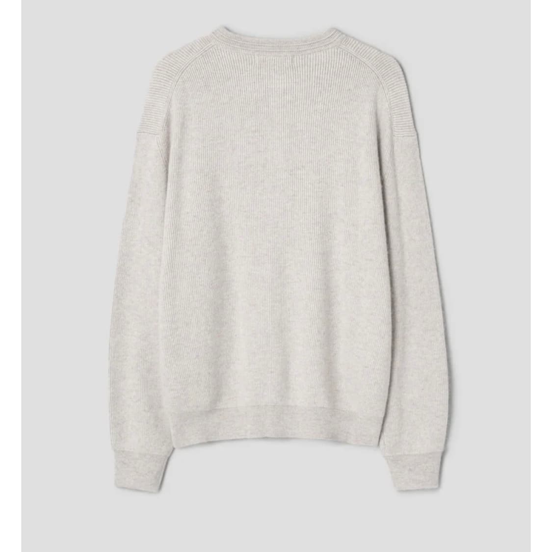 새제품) XL 에잇세컨즈 라쿤 블렌디드 라운드 카디건 - 베이지 상품이미지2