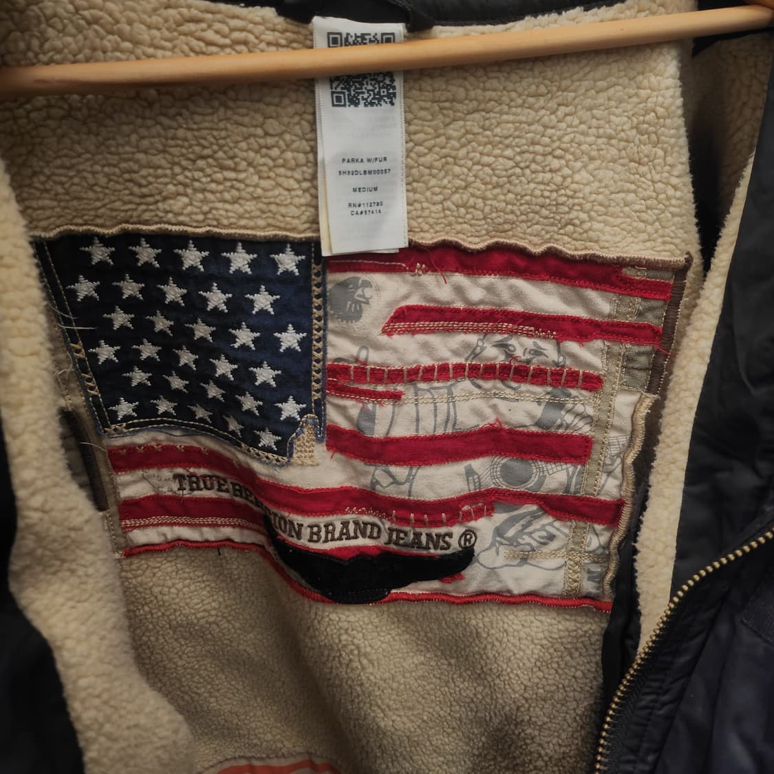 트루릴리전 야상 자켓 블랙 M 상품이미지5