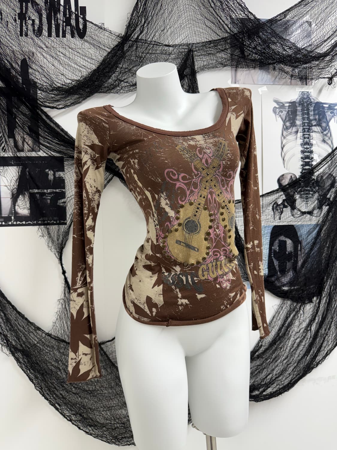 00s mood guitar printing longsleeve 상품이미지1