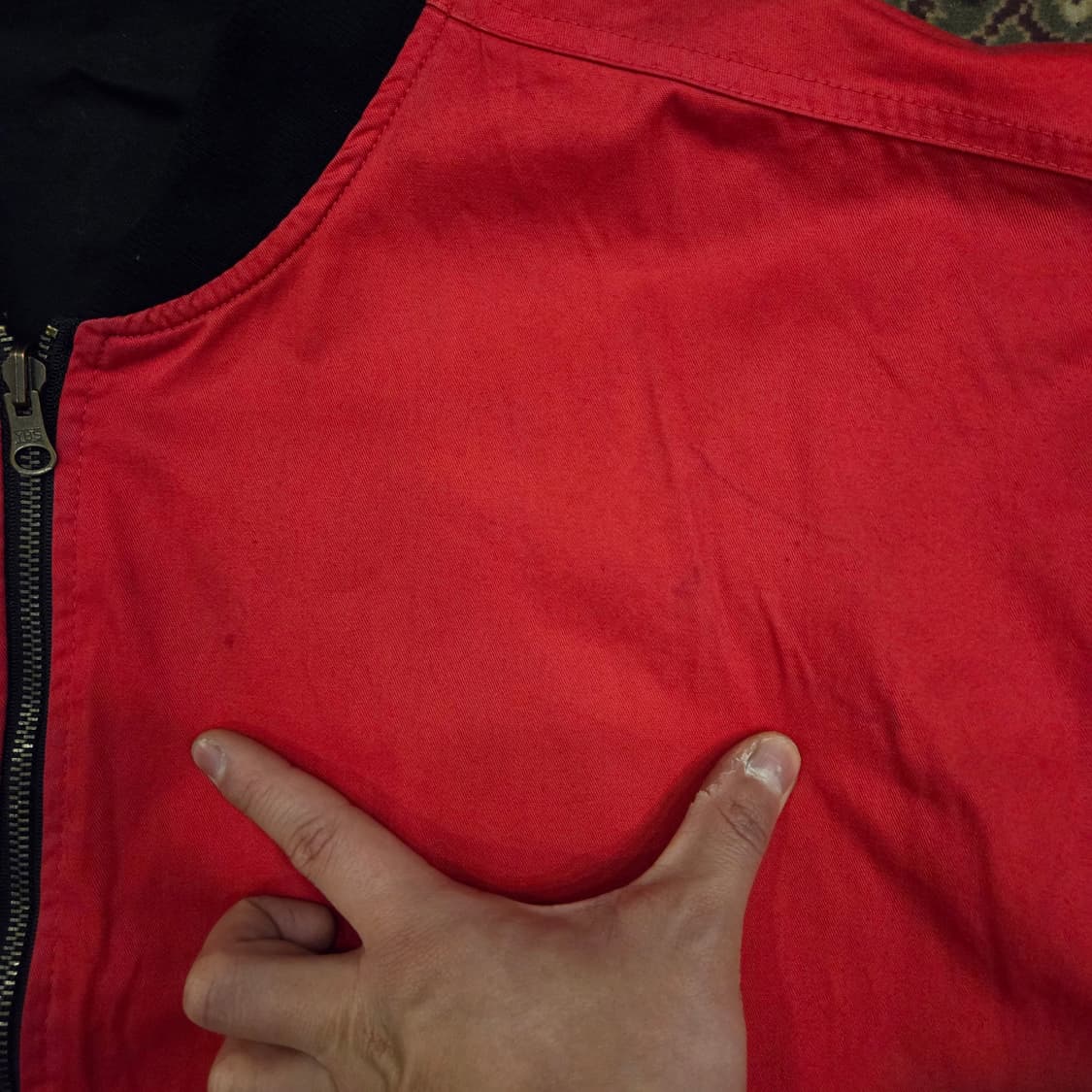 90s 빈티지 말보로 리버시블 봄버 자켓 블랙 레드 xxl 상품이미지7