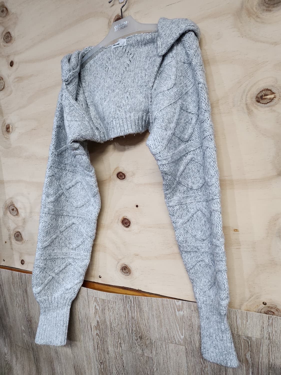 359) 여성 후디 크롭 가디건 상품이미지3