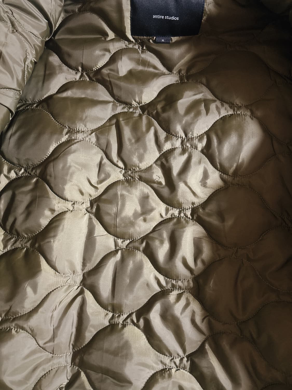 엔타이어 스튜디오 카키 플러피 자켓 상품이미지4