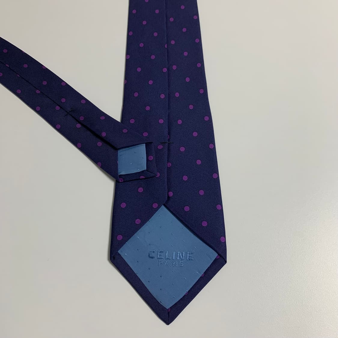 셀린느(CELINE) 명품 도트넥타이 A등급 8.5cm 상품이미지6
